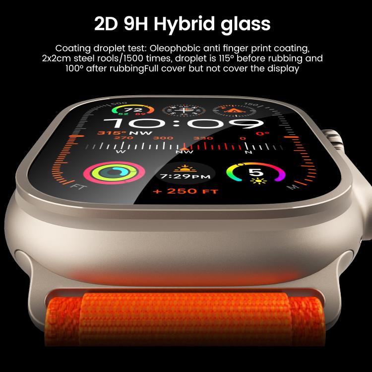 2pcs Easy Install Box Dust-Free Screen-printed Tempered Glass Film, For Apple Watch Series 6 / 5 / 4 / SE 44mm, For Apple Watch Series 6 / 5 / 4 / SE 40mm, For Apple Watch Series 11 / 10 46mm, For Apple Watch Series 11 / 10 42mm                        ...