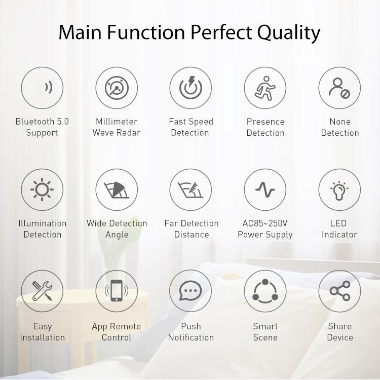 NEO NAS-PS10W WiFi Human Presence Sensor Pro Ceiling Mounting