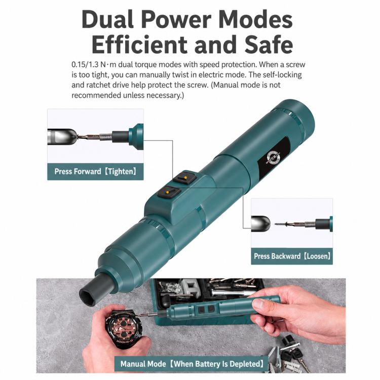 Dual Power Pen-Type Electric Screwdriver, Only Screwdriver, 12 in 1, 88 in 1