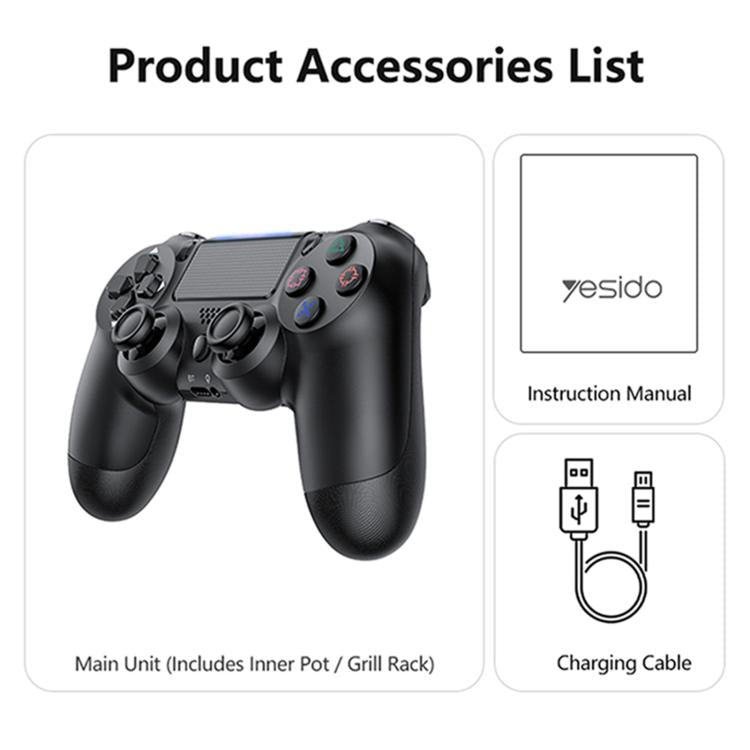 Yesido KB47 For PS4/PS3 Wireless Game Controller
