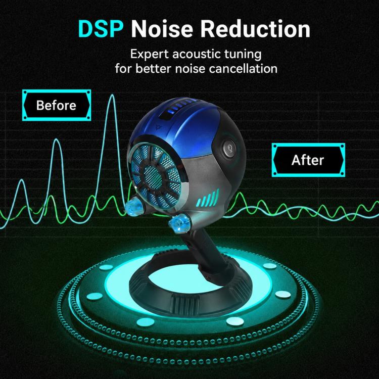 DJ-86 Cyberpunk-style Condenser Desktop Microphone, DJ-86