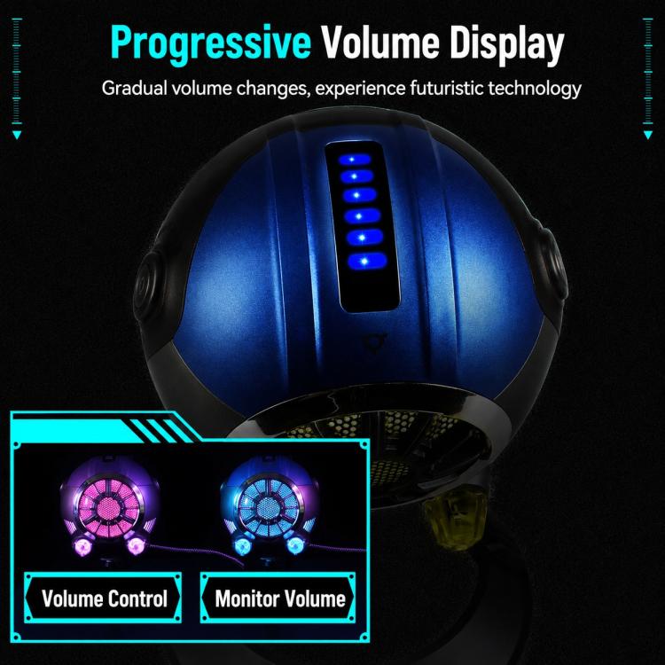 DJ-86 Cyberpunk-style Condenser Desktop Microphone, DJ-86