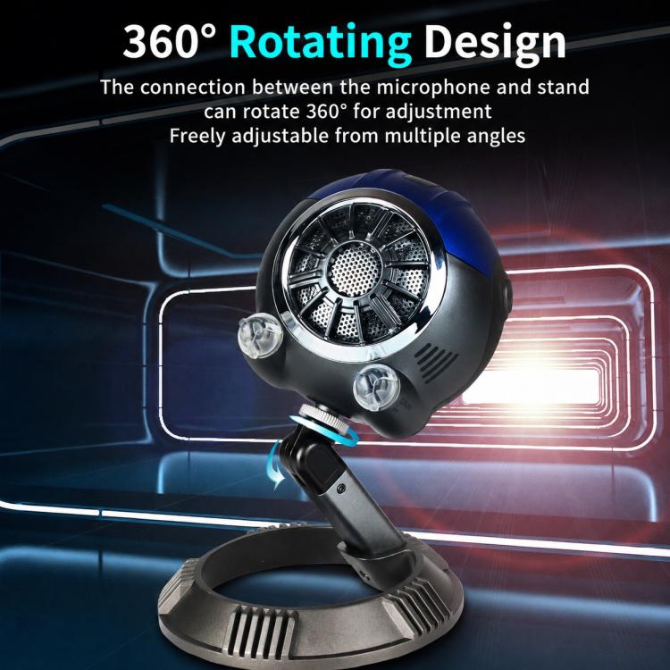 DJ-86 Cyberpunk-style Condenser Desktop Microphone, DJ-86