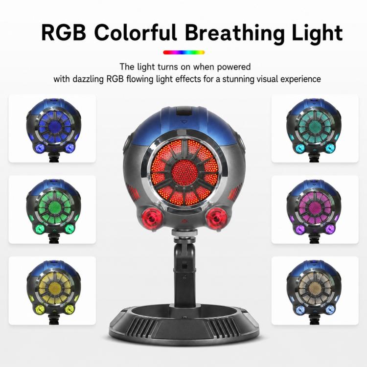 DJ-86 Cyberpunk-style Condenser Desktop Microphone, DJ-86