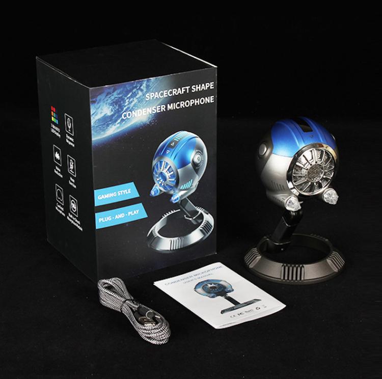DJ-86 Cyberpunk-style Condenser Desktop Microphone, DJ-86
