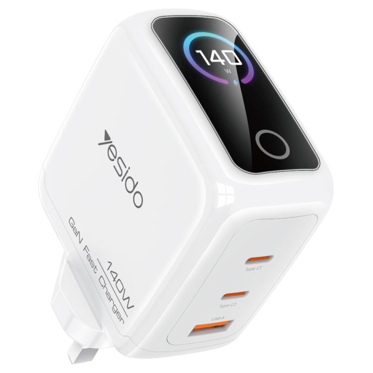 Yesido YC158 140W Dynamic Digital Display Charger, YC158 UK Plug