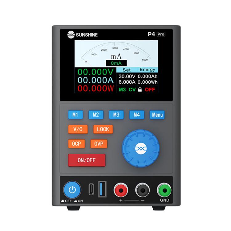 SUNSHINE P4 Pro 30V / 6A Smart DC Regulated Power Supply, AU Plug, EU Plug, UK Plug, US Plug