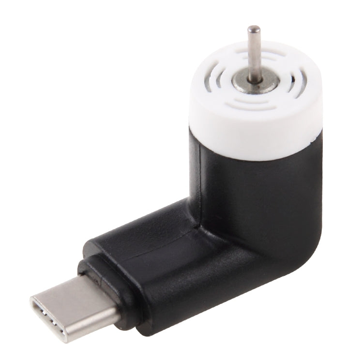 Fashion USB 3.1 Type-C Port Mini Fan with Two Leaves, For Mobile Phones with OTG Function(Black)