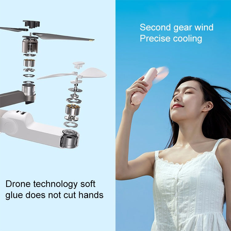 Xiaomi Youpin JISULIFE F8 Multifunctional Mini Fan Handheld Folding Fan, F8 V