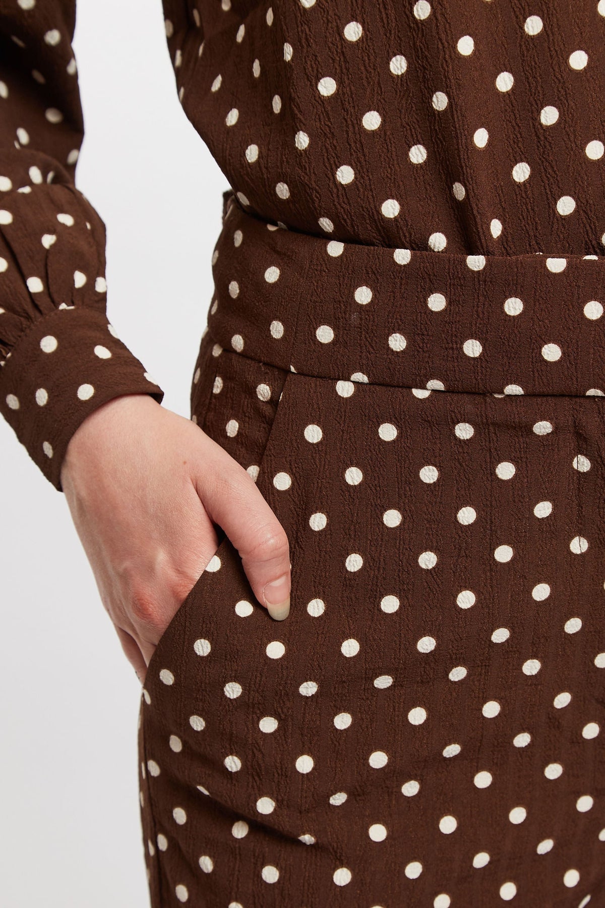 Louche Elina Pretty Woman Print Trouser