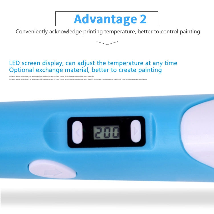 Hand-held 3D Printing Pen, USB Plug(Purple)