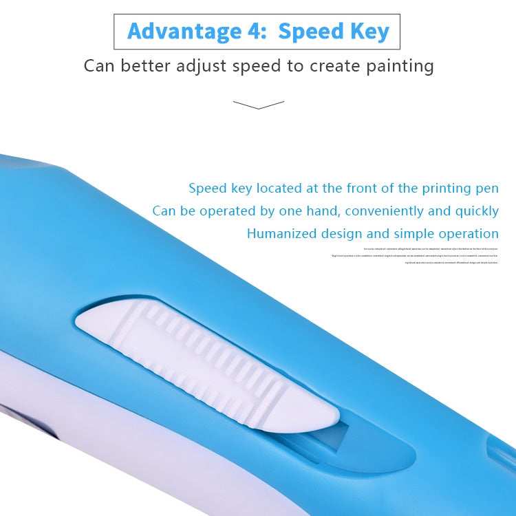 Hand-held 3D Printing Pen, USB Plug(Purple)