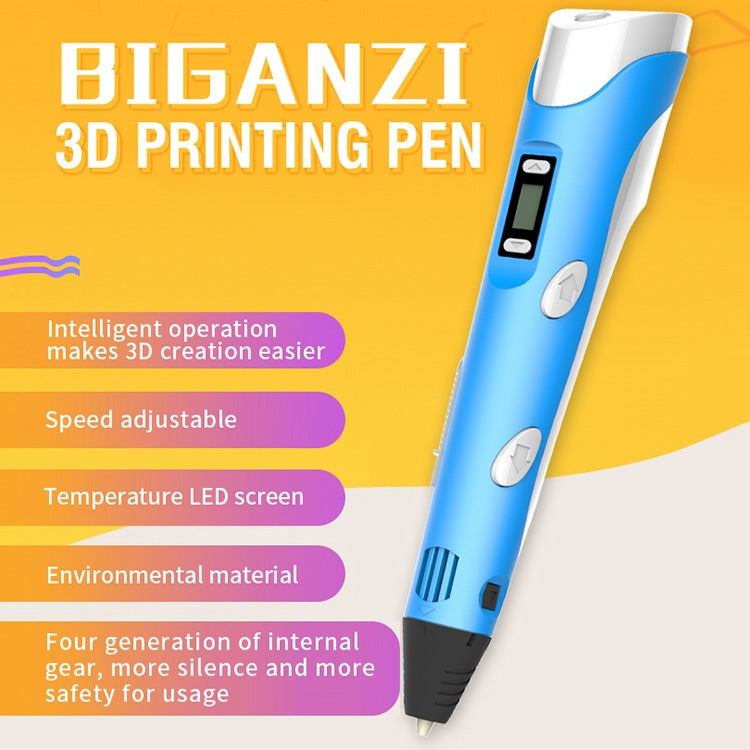 Hand-held 3D Printing Pen, USB Plug(Purple)