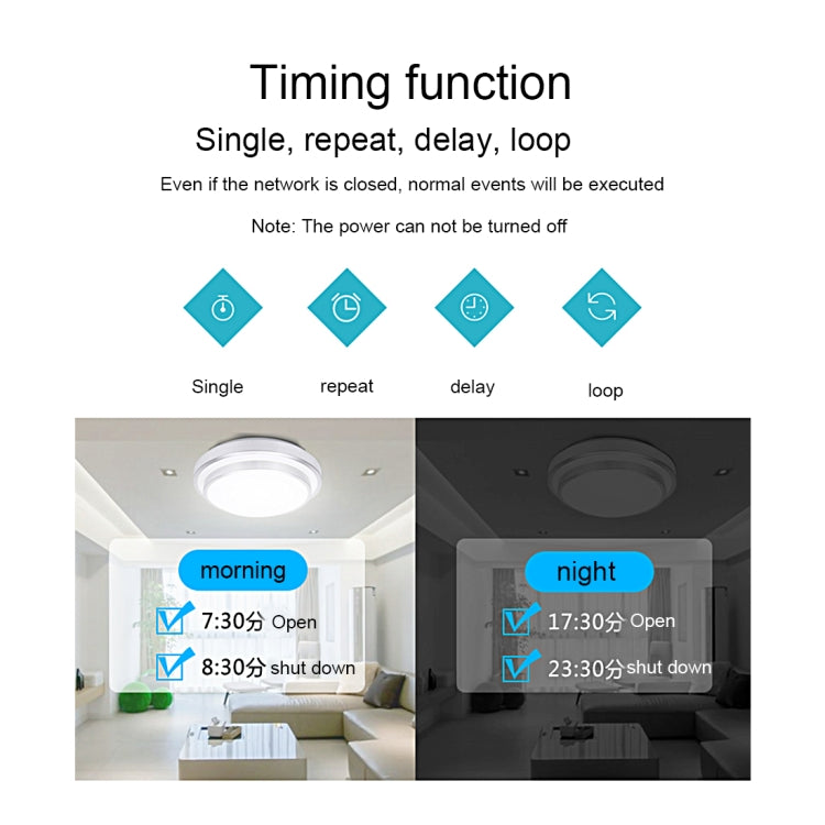 Sonoff  Touch 86mm 1 Gang Tempered Glass Panel Wall Switch Smart Home Light Touch Switch, Compatible with Alexa and Google Home, AC 90V-250V 400W 2A, 86mm