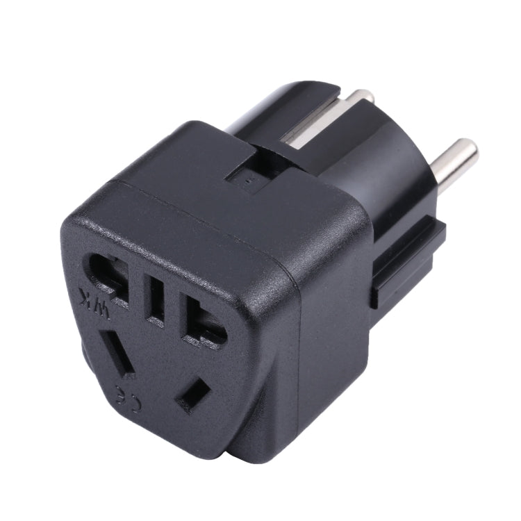 Portable Universal Five-hole WK to EU Plug Socket Power Adapter, WK to EU, WK to UK