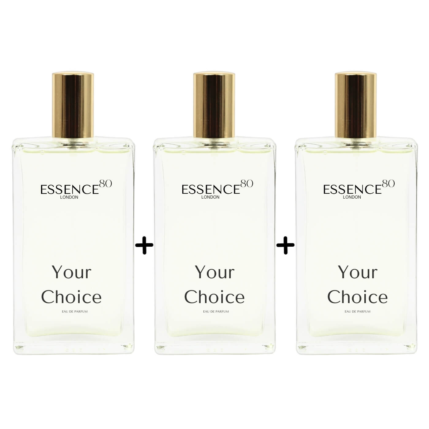100ml x 3 Perfume Set - All Fragrances