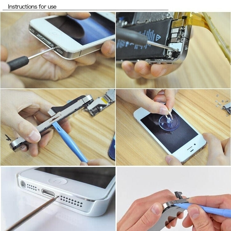 7 in 1 Screwdriver Repair Open Tool Kit for iPhone 6 / SE / 5s & 5c & 5 / 4s & 4, 7 in 1