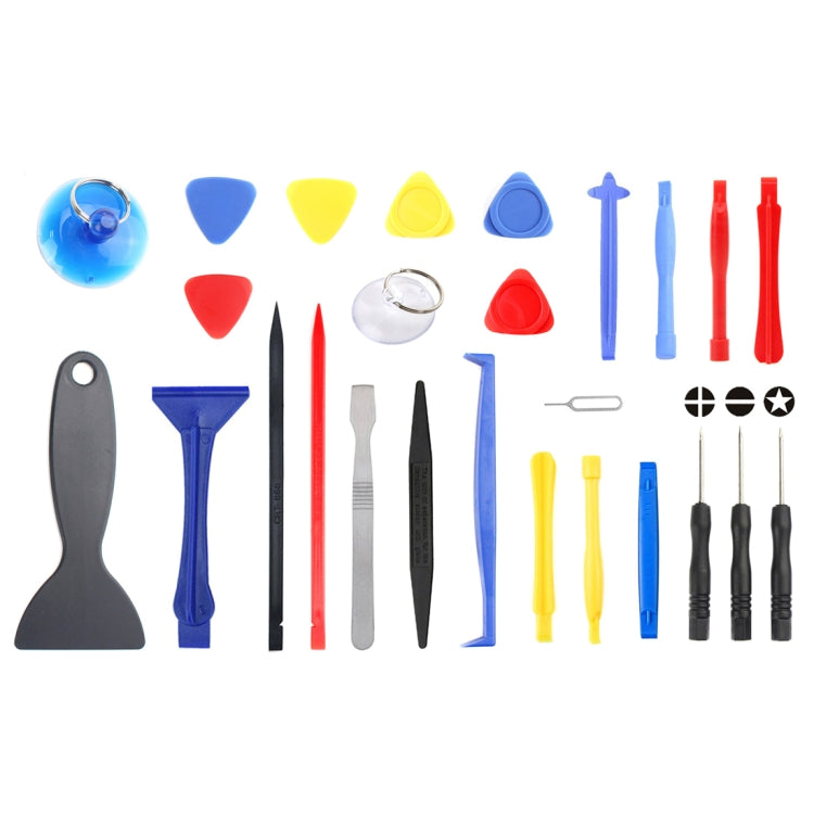 JF-8141 26 in 1 Metal + Plastic Crowbar Spudger ing Disassemble Tool Kit