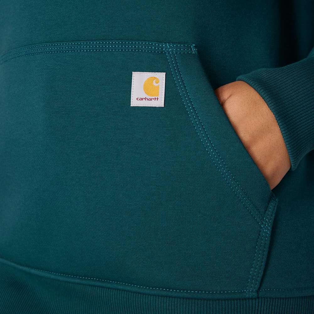 Carhartt 102791 Womens Clarksburg Relaxed Fit Midweight Logo Sleeve Sweatshirt
