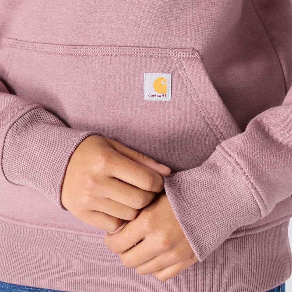 Carhartt 102791 Womens Clarksburg Relaxed Fit Midweight Logo Sleeve Sweatshirt