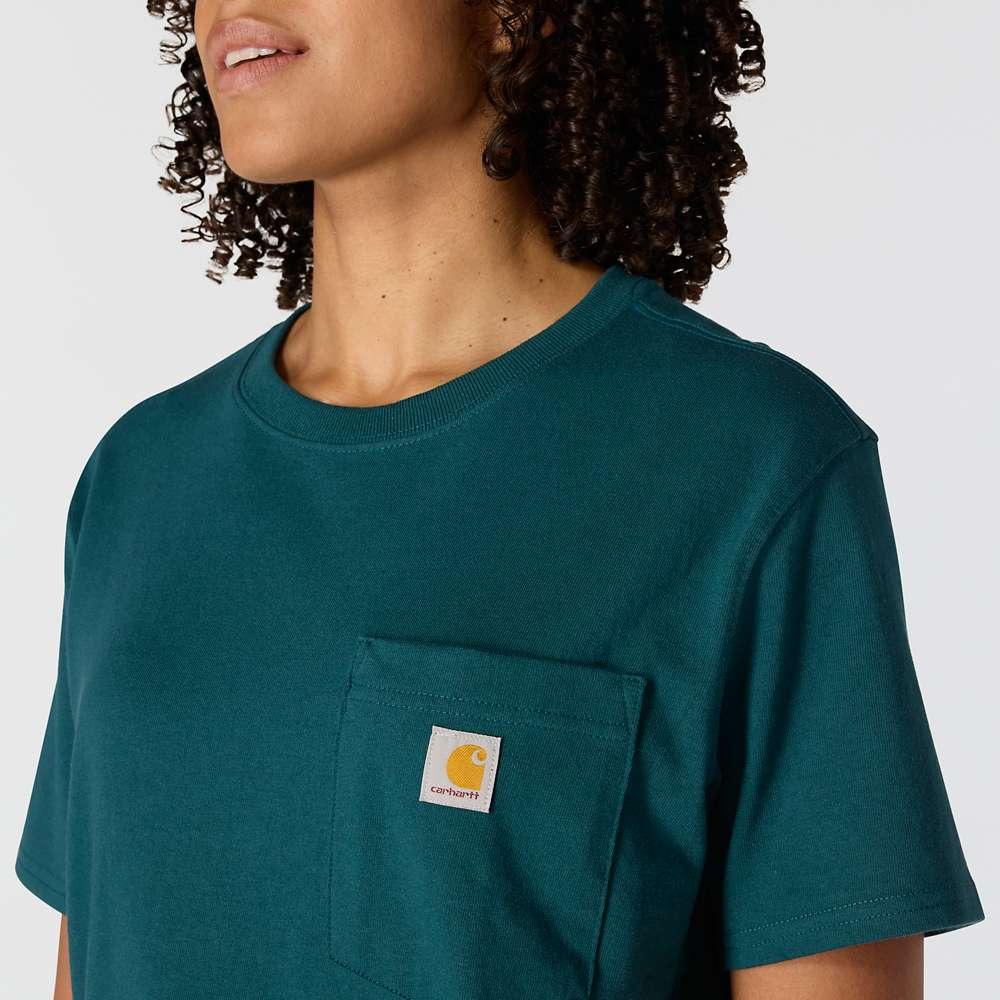 Carhartt 103067 Women's Loose Fit Heavyweight Short Sleeve K87 Pocket T-Shirt