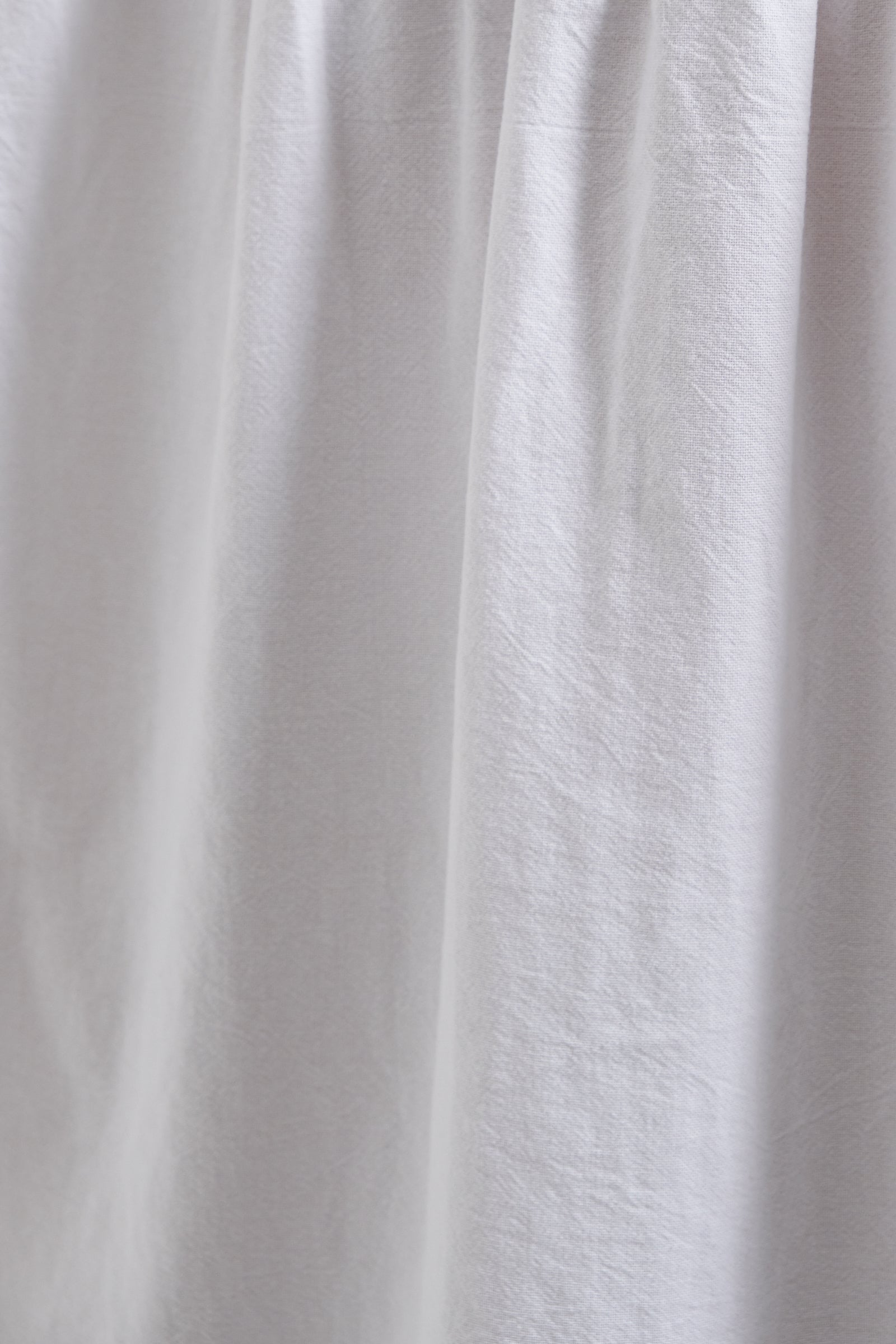Lea Recycled Cotton Square Neck Short Sleeve Blouse - White