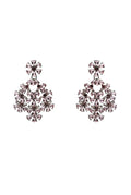 Evie Floral Drop Oversized Stone Earrings