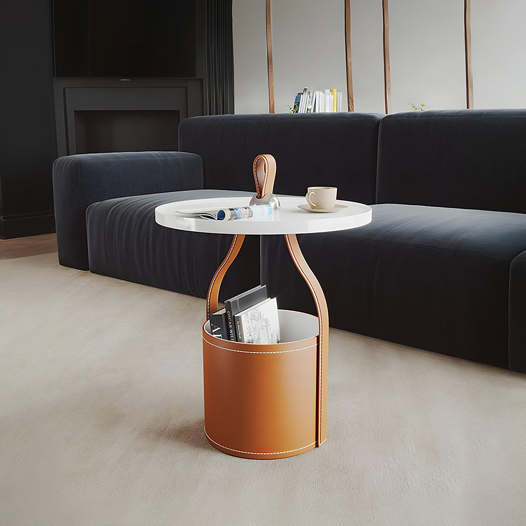 Edwina Side Table With Storage, Small