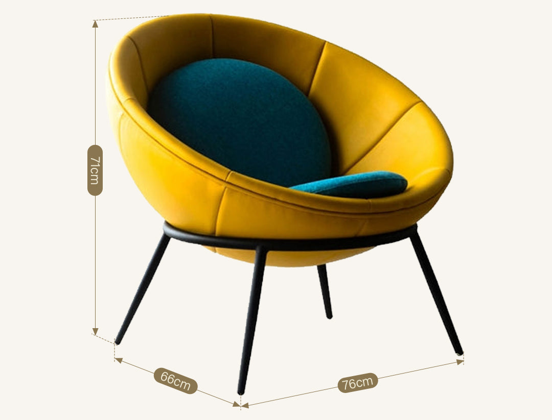 Eero Aarnio Style Accent Chair, Mutiple Colors
