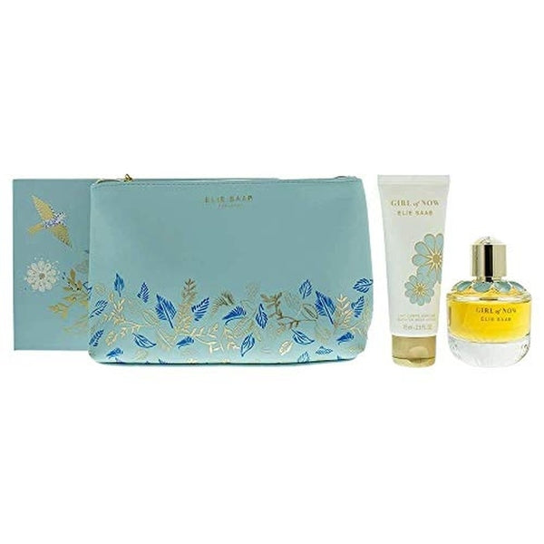Elie Saab Girl of Now Gift Set 50ml EDP + 75ml Body Lotion + Pouch