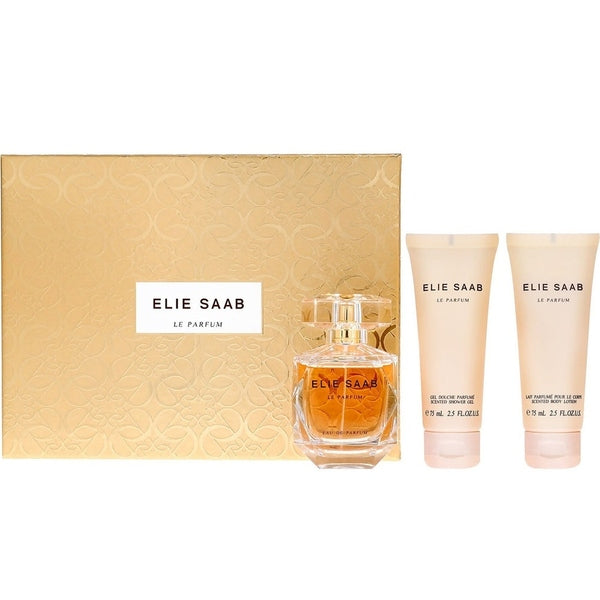 Elie Saab Le Parfum Gift Set 90ml EDP + 75ml Body Lotion + 75ml Shower Cream