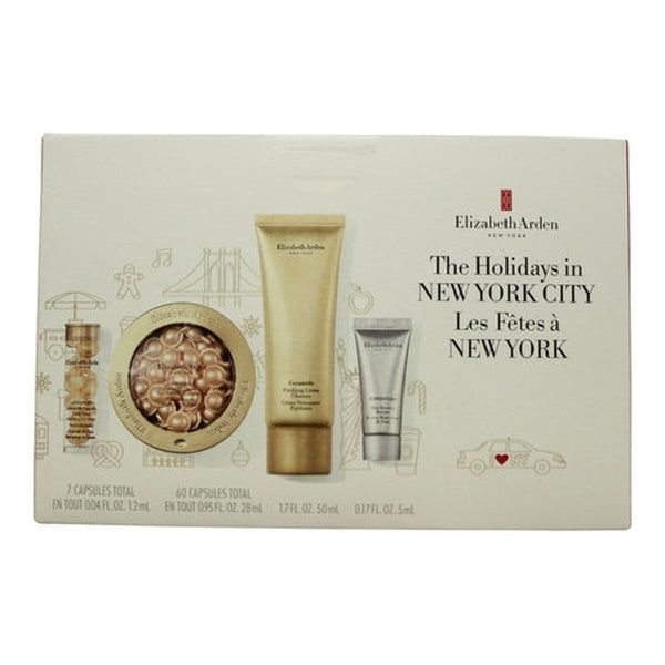 Elizabeth Arden Ceramide Gift Set 60 Capsules Advanced Ceramide Serum + 7 Capsules Advanced Ceramide Eye Serum + 50ml Ceramide Purifying Cream Cleanser + 5ml Superstar Booster