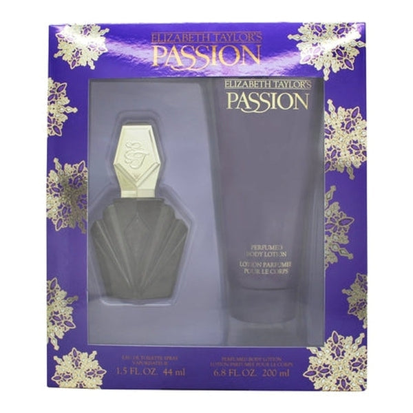 Elizabeth Taylor Passion Gift Set 44ml EDT + 200ml Body Lotion