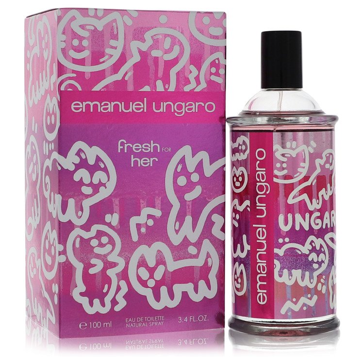 Emanuel Ungaro Fresh For Her Eau de Toilette Spray 3.4 oz (100 ml) for Women