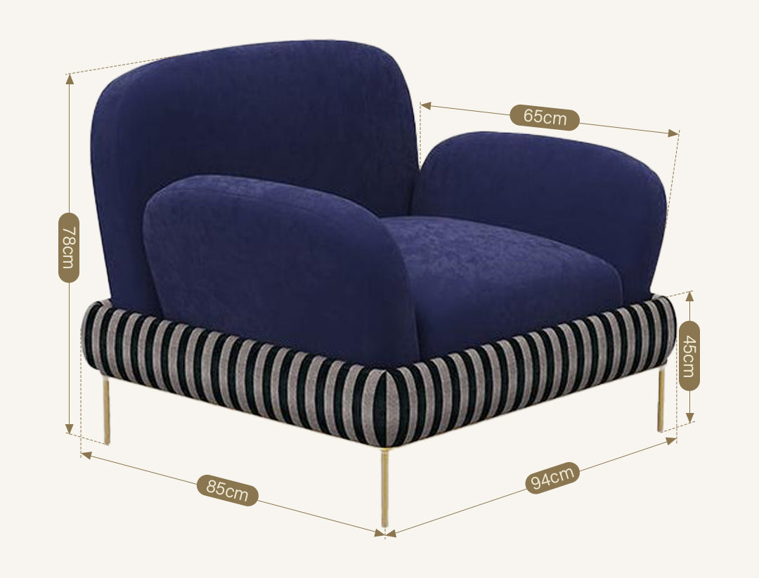 Ernest Armchair, Velvet
