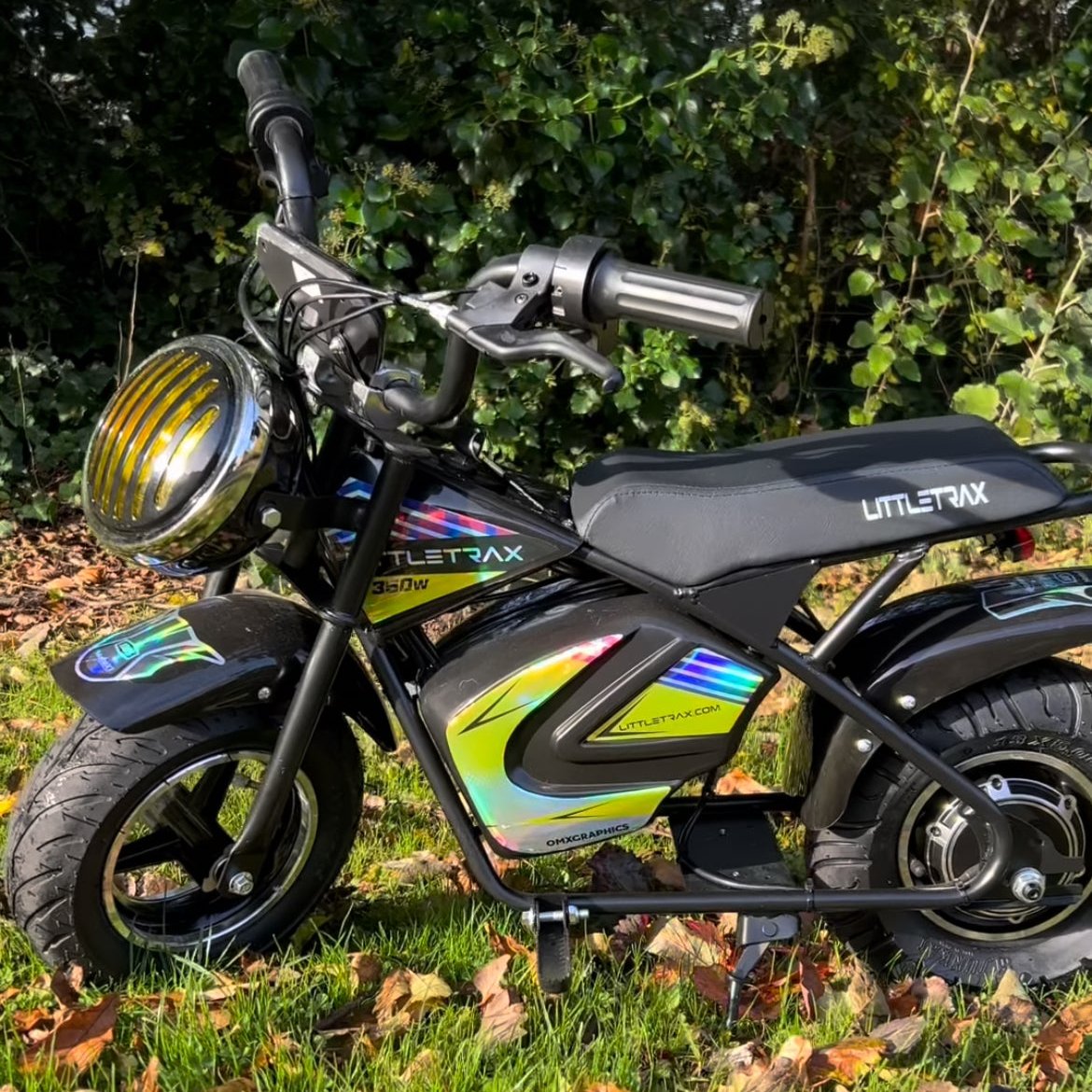 Littletrax 350W Kids Electric Bike – Ages 3 to 12+ ride on motorbike