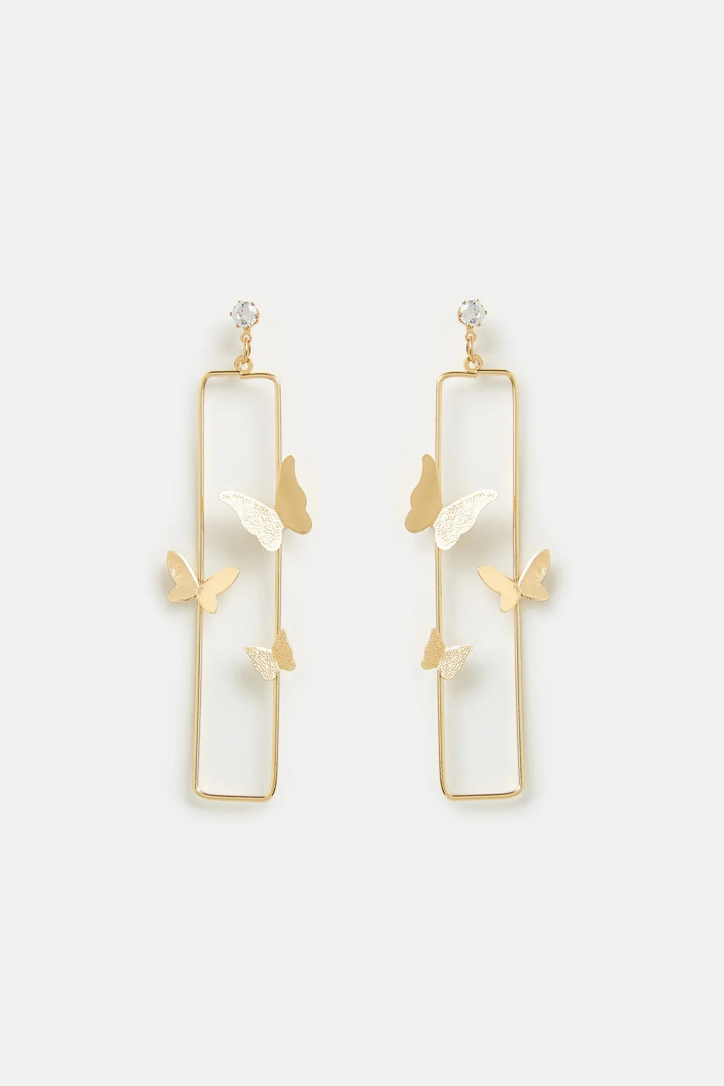 Louche Farafalle Butterfly Pendant Earrings