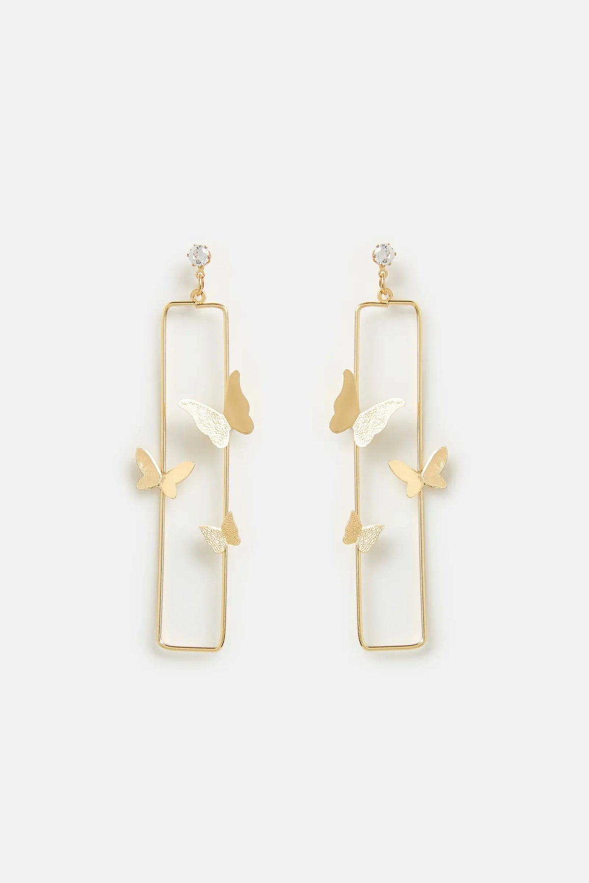 Louche Farafalle Butterfly Pendant Earrings