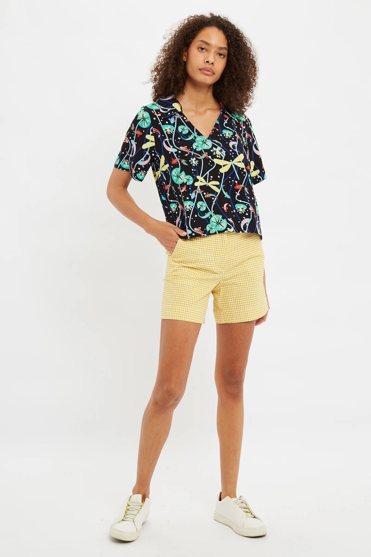 Fien Pond Print Short Sleeve Shirt