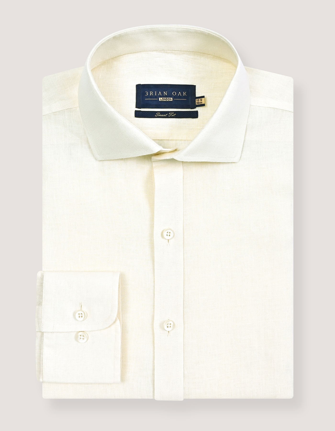 Pure Linen Shirt – Cream