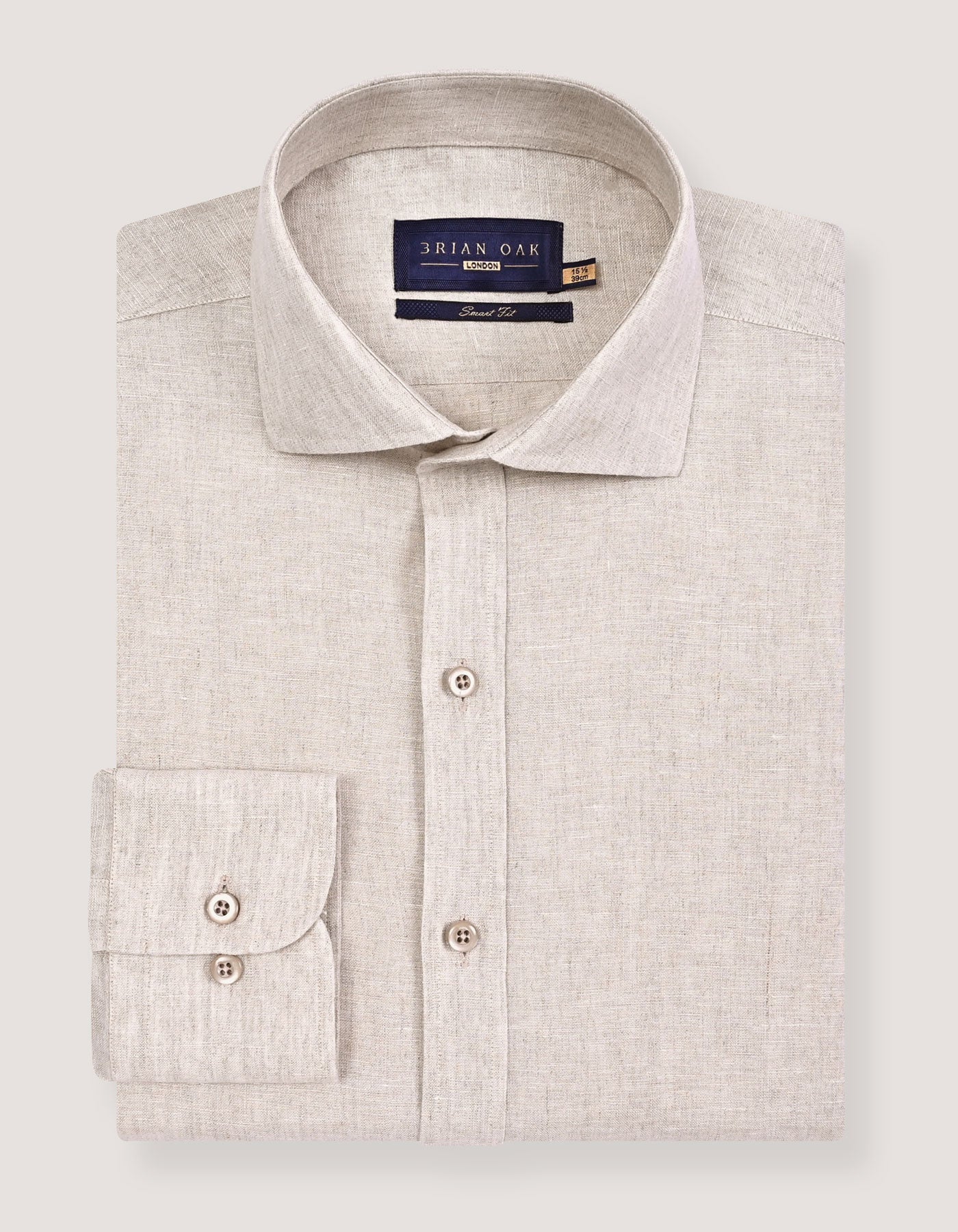 Pure Linen Shirt – Fawn