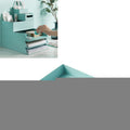 Desktop Removable Assembled Small File Storage Box, 0115-3 (Blue Green), 0115-3 (Grey White)