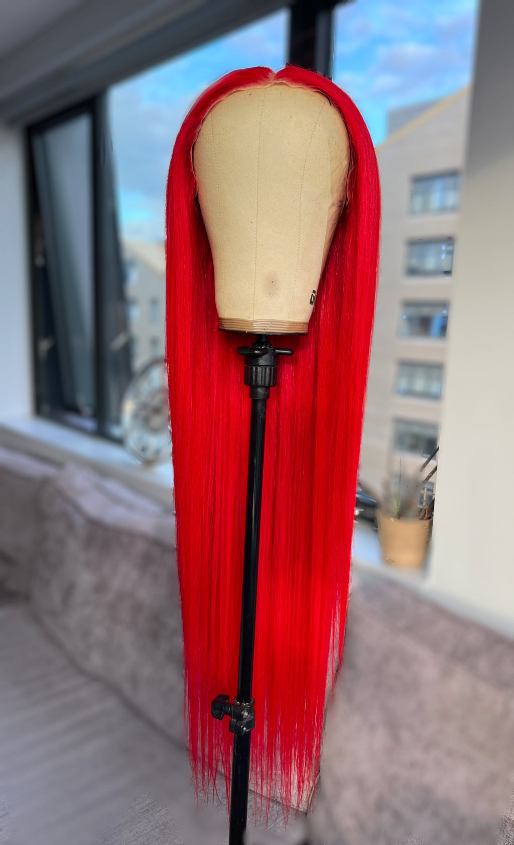 Poppy Red - 13"X6" Lace Front Human Hair Wig