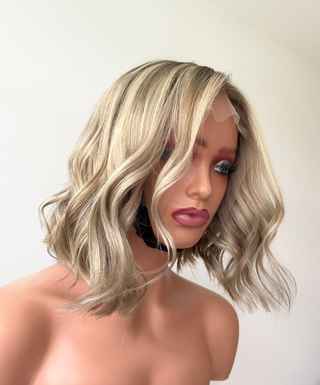 Mia Bob - 13"X4" Lace Front Human Hair Wig