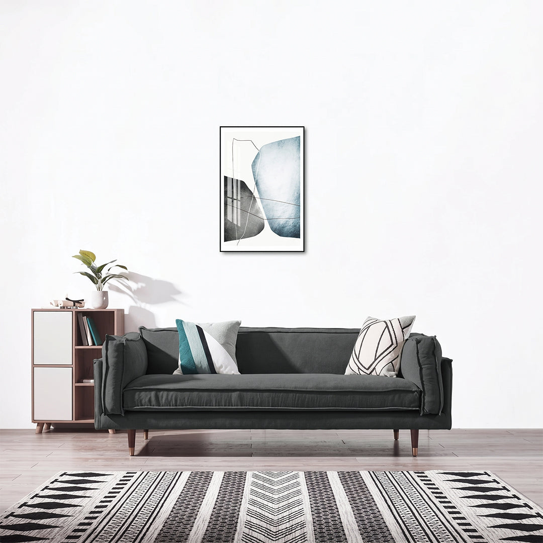 Finnegan Two Seater Sofa, Linen
