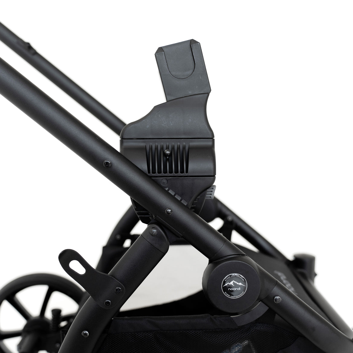 Noordi Fjordi V2 Leather 2in1 Pushchair with ThermoCot™ Carrycot, Cloud