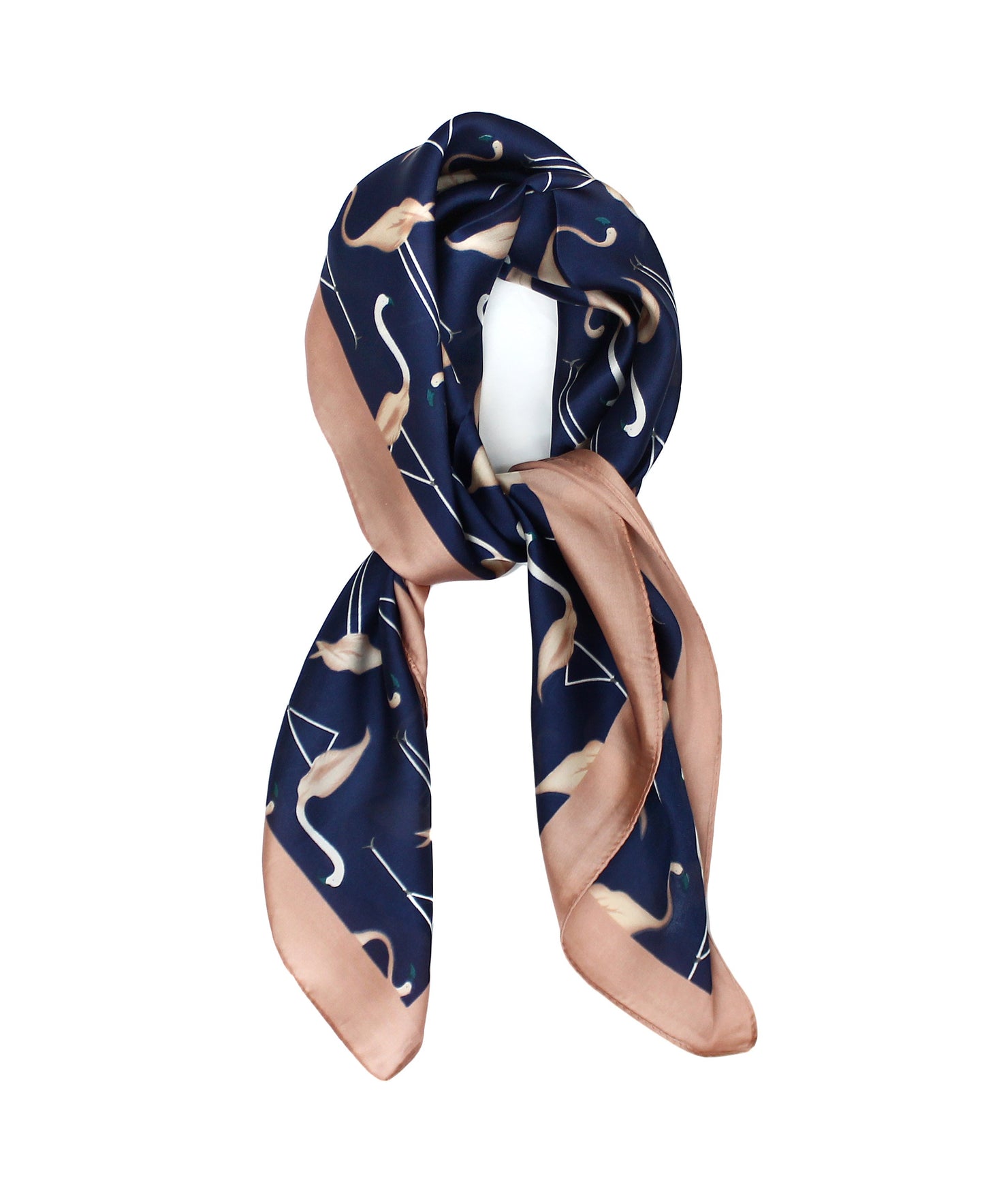 Flamingo Scarf Thin Silky Womens Summer Spring
