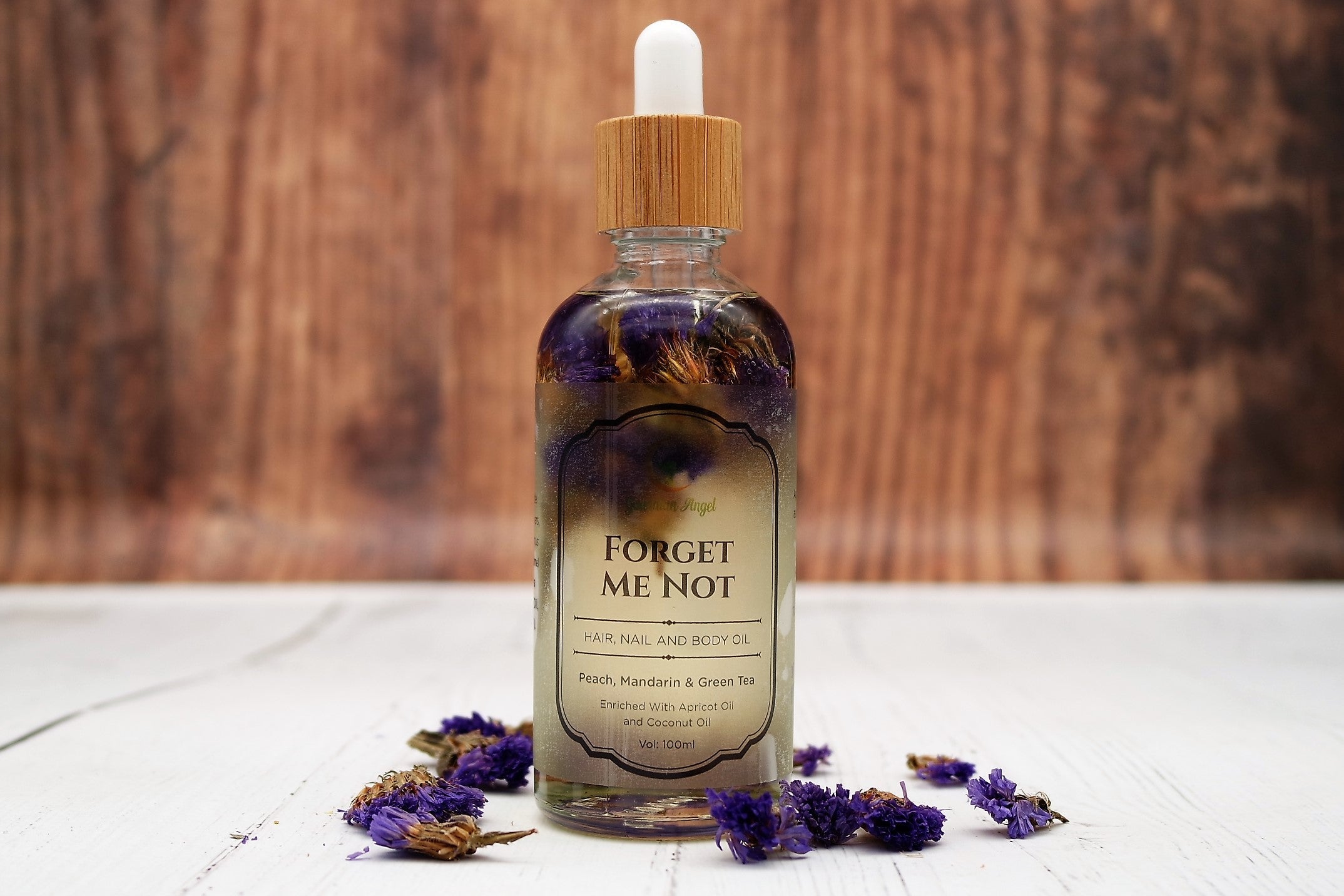 All Natural Forget Me Not Multi Use Oil For Hair, Nails & Body - 100ml