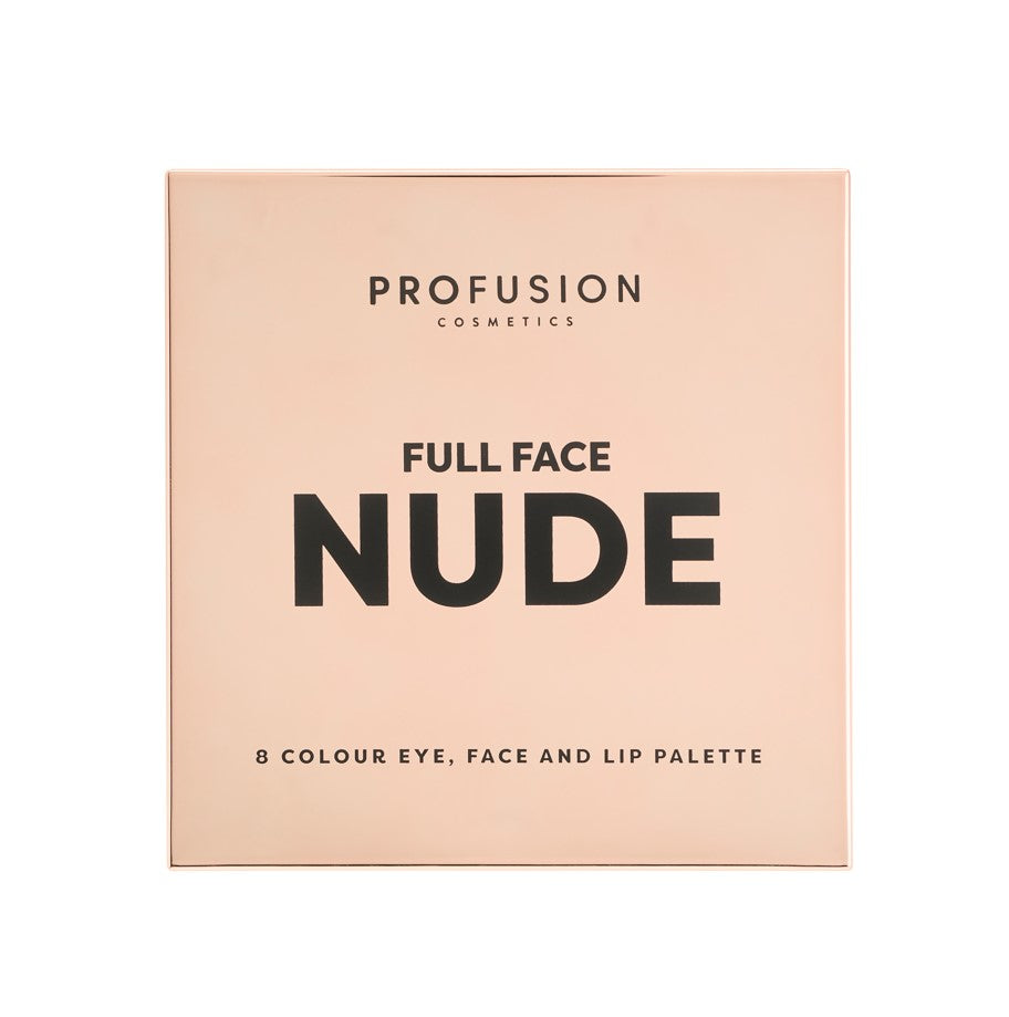 FULL FACE PALETTE NUDE | 8 SHADE EYE, FACE AND LIP PALETTE