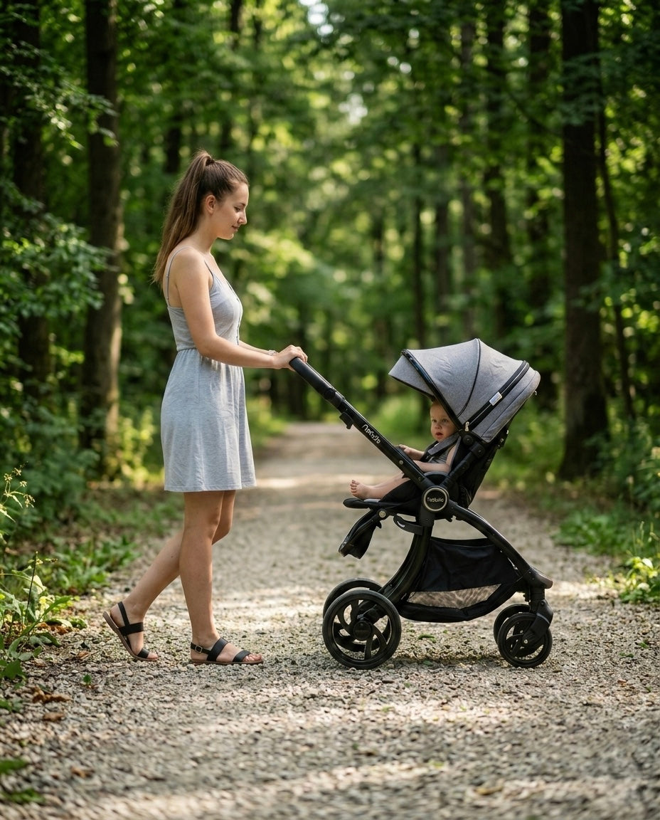 Nebula Pushchair Bundle - 5 Piece Set - Cool Grey